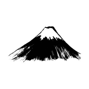 Mount Fuji No6 - Fuji-hegy sumi-e