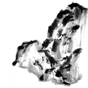 Mountain No2 - Hegy sumi-e