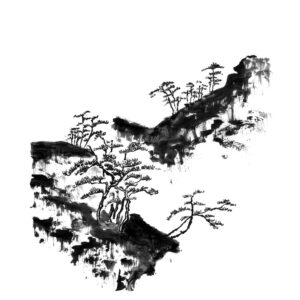 Pine No1 - Fenyő sumi-e