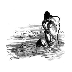 Water No1 - Víz sumi-e